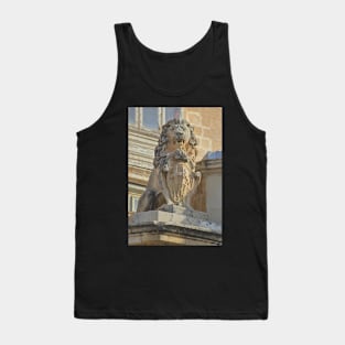 Rampant Lion with Shield, Valletta, Malta Tank Top